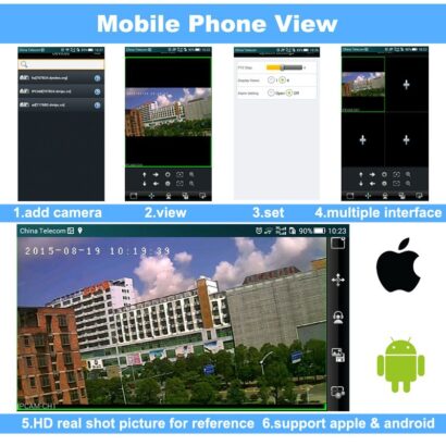 Megapixel 720P Wireless Wired IP Camera Wifi IR Night Vision
