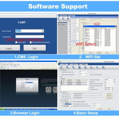 Megapixel 720P Wireless Wired IP Camera Wifi IR Night Vision