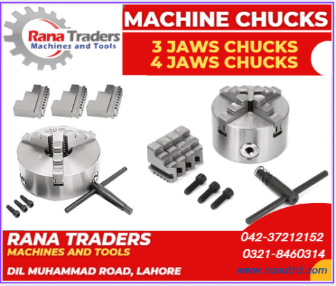 Machine Chucks 3 Jaws and 4 Jaws Chucks
