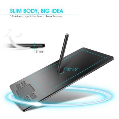 Graphics Drawing Tablet veikk A50 Digital Pen tablet with 8192 Levels Passi