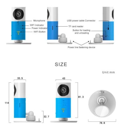 HD Clever Dog Wifi Home Security IP Camera Baby Monitor Intercom Smart