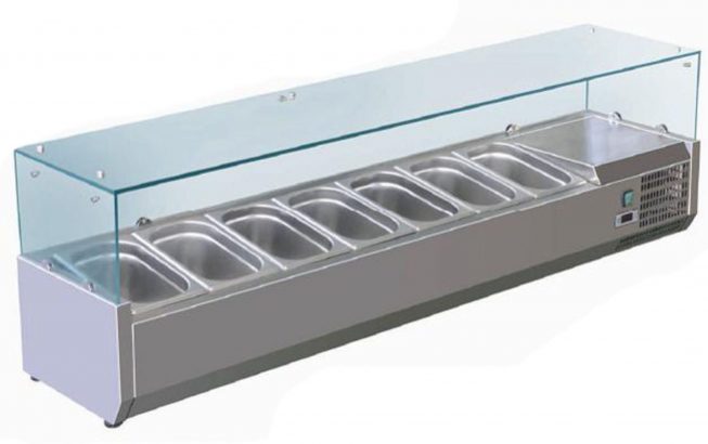 ALVO Hot Bain Marie, Cold Bain Marie, Salad Bar, Pizza Prep Table