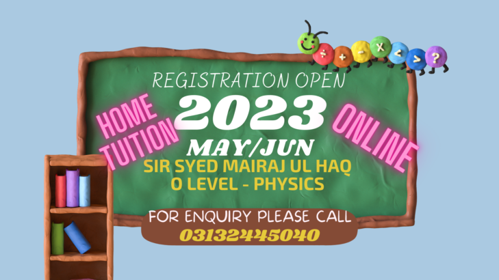 Sir Mairaj Online Physics Classes