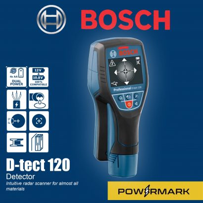 BOSCH D-TECH 120 Wall Floor Scanner Metal Detector Rebar Locator