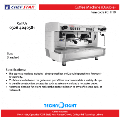 CHEF STAR Commercial Kitchen Equipment,Double Basket Deep Fryer,Pizza Oven