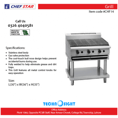 CHEF STAR Commercial Kitchen Equipment,Double Basket Deep Fryer,Pizza Oven