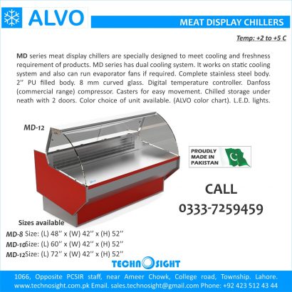 ALVO Low Price Meat Display Chiller in Pakistan, Meat Shops in Pakistan