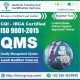 CQI IRCA ISO 9001:2015 (QMS) Lead Auditor course in Islamabad