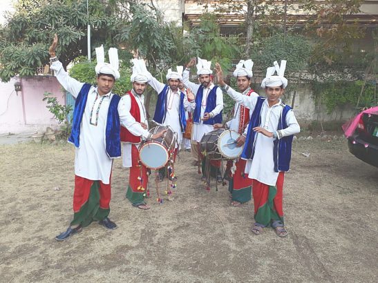 Golden Ex Dholl party and Band party