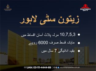 Zaitoon City Updated 2023 Payment Plan Coming Soon – Sapphire Properties