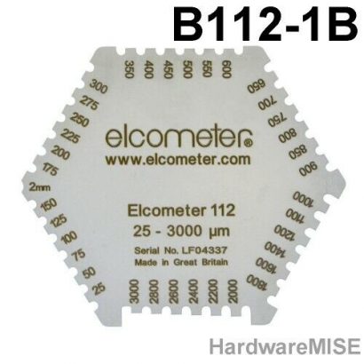 Elcometer Hexagonal wet film comb WFT wet film thickness gauge