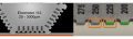 Elcometer Hexagonal wet film comb WFT wet film thickness gauge
