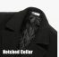 Men’s Luxury Full Length Trench Coat Long Wool Overcoat
