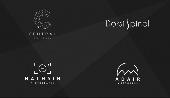 I will design 3 flat minimalist logo design.