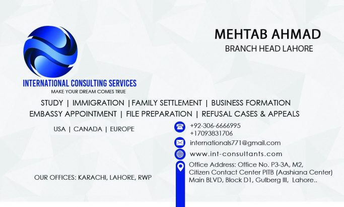 “Visa & Tours” Make Your dream Come True.STUDY / IMMIGRATION / FAMLY SETL