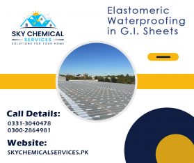 Elastomeric Waterproofing in G.I. Sheets