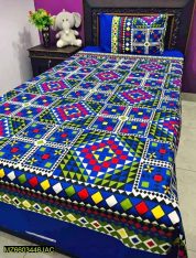 4pc printed cotton single Bedsheet
