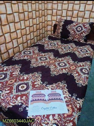 4pc printed cotton single Bedsheet
