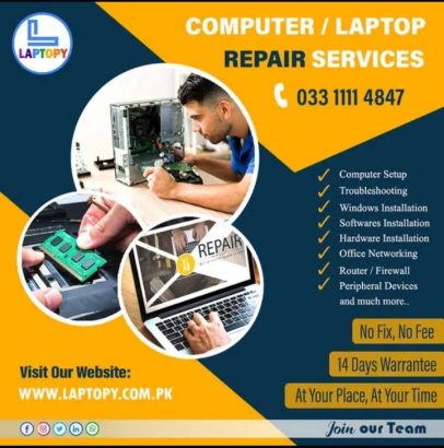 Computer/Laptop repair service AT YOUR PLACE, AT YOUR TIME
