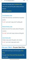 online work.Work From Home