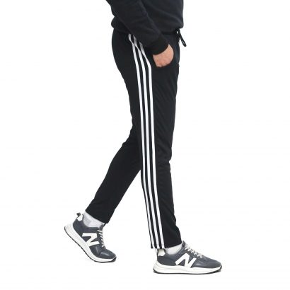 HIGH PERFORMANCE STRIPE TROUSER (BLACK/WHITE)