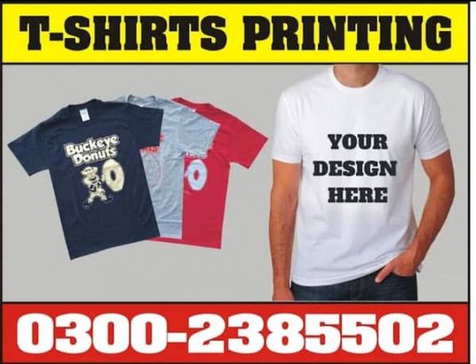 T shirt printing Lahore Pakistan