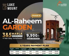 1 & 2 Beds Apartments or 3 & 5 Marla Residential Plots