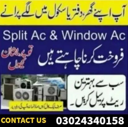 FRIDGE & BATTERIES.ALL type of WINDOW USED AC / SPLIT AC
