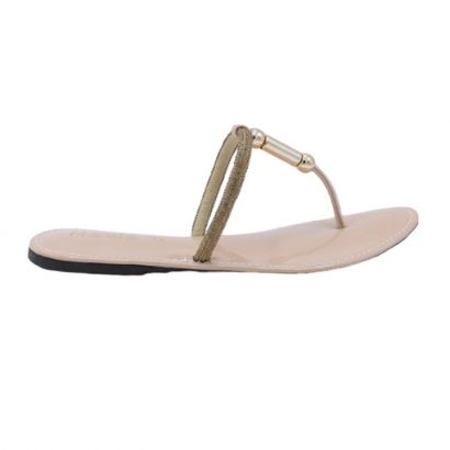 Sale Beige Casual Ladies Chappal