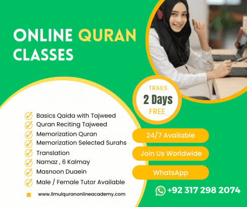 online quran learning female teacher for kids