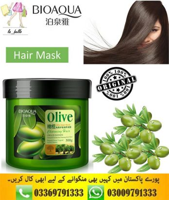 BIOAQUA Natural Olive Hair Soft Mask 500 gm In Pakistan