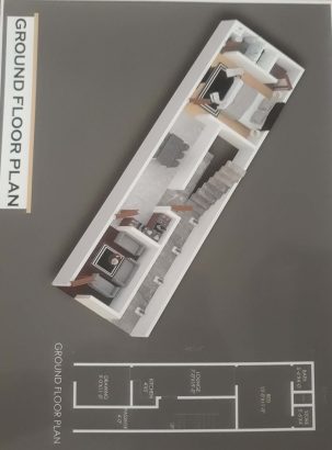 Flat for sale in azam basti near Mehmodabad karachi