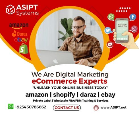 Amazon , Shopify , Ebay, Digital Marketing