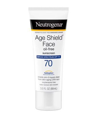 Age Shield Face Oil-Free Oxybenzone-Free Sunscreen Broad Spectrum SPF 70