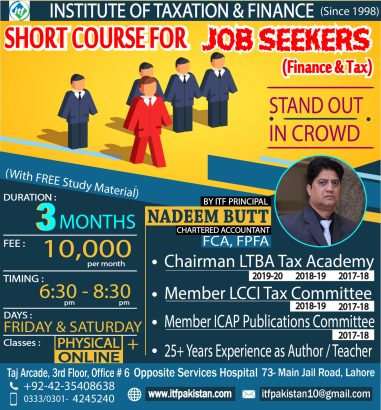 Tax Educational and Coaching Classes,Book Keeping,Sale Tax Returns,ITF
