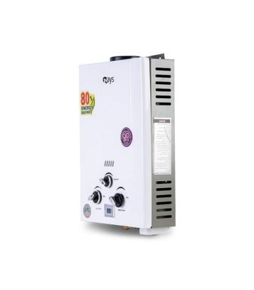 Rays Instant Gas Geyser 6 Liters 6L-PB Black