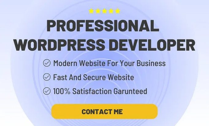I will Build a WordPress Website