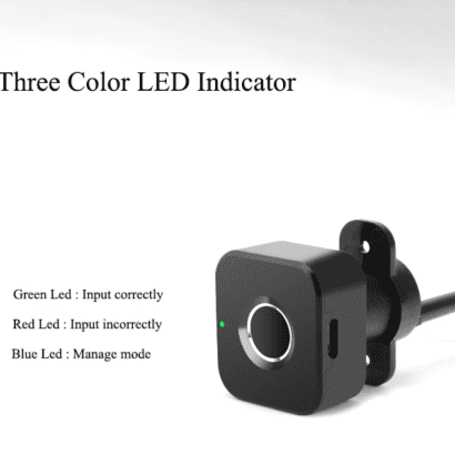 Fingerprint Lock Smart Cabinet Drawer Digital Safety USB Charg