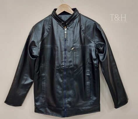 Black Spike Leather Jacket