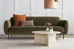 Bed two and three door cabnet