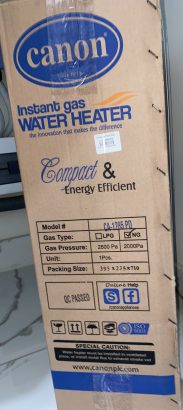 Canon geyser instant natural gas