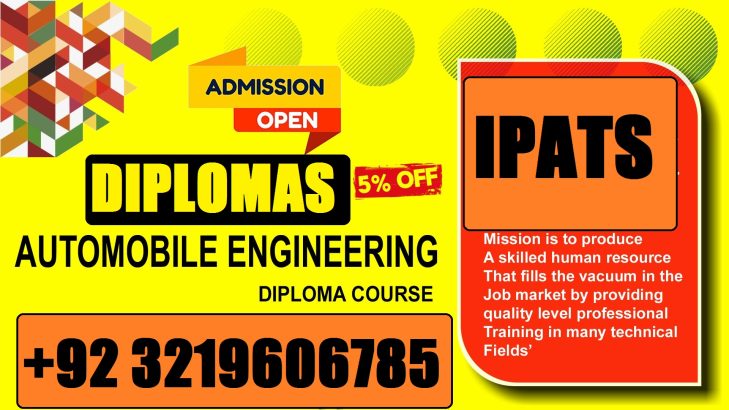 Diploma’s 1 & 2 Years and DAE 3 Years Diploma Courses Programs