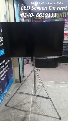 rent a multimedia projector in karachi LED tv on rent speakers on ren