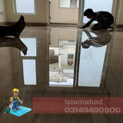 marble chips tiles floor polishing service