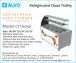 ALVO Salad Bar Chiller, Russian Salad Bar Counter, Fruit Chaat Counter