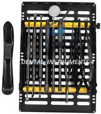 Dental Micro Oral Surgery Instruments Kit 11 Pcs Black