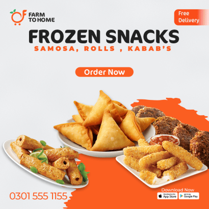 Buy Frozen snacks, Samosa, roll, Kabab, Nuggets & Strips in Islamabad