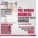 FREE Webinar on Business Management Courses!