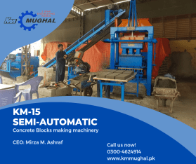 Concrete paver tiles and blocks making machine