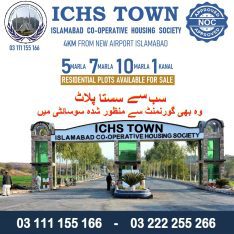 5, 8, 10 Marla Plots for sale in ICHS TOWN.